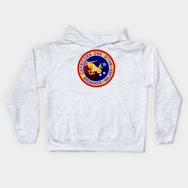 Capricorn One Kids Hoodie by NewAmusements